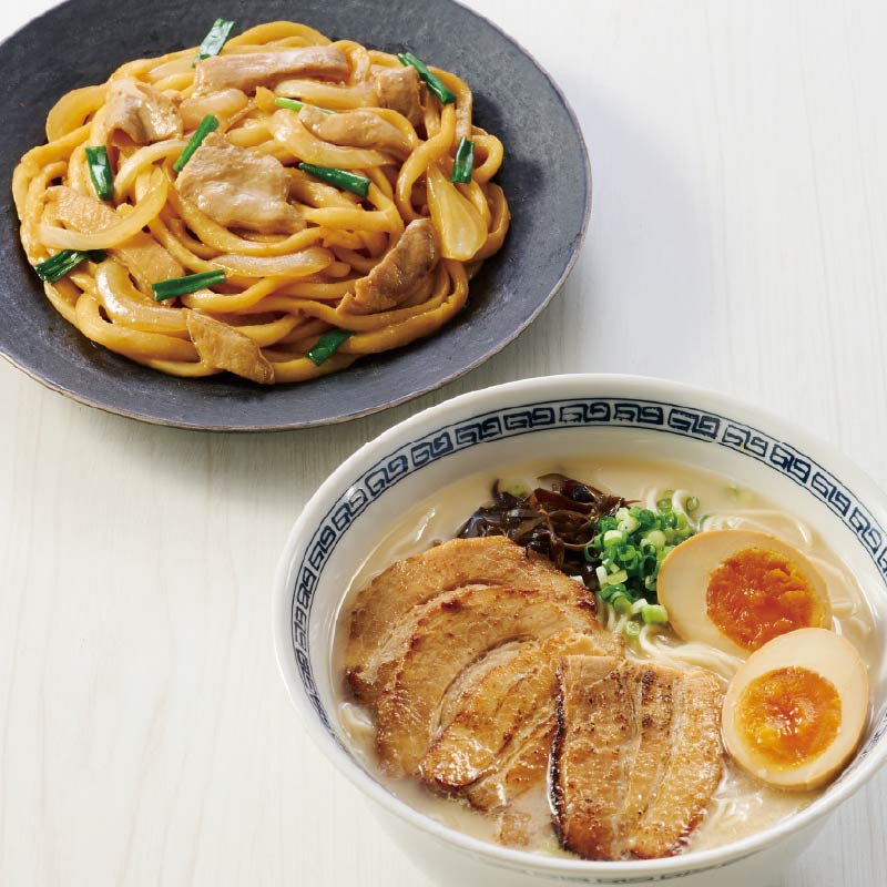 津山ホルモンうどん、麺屋大輔大人気セット