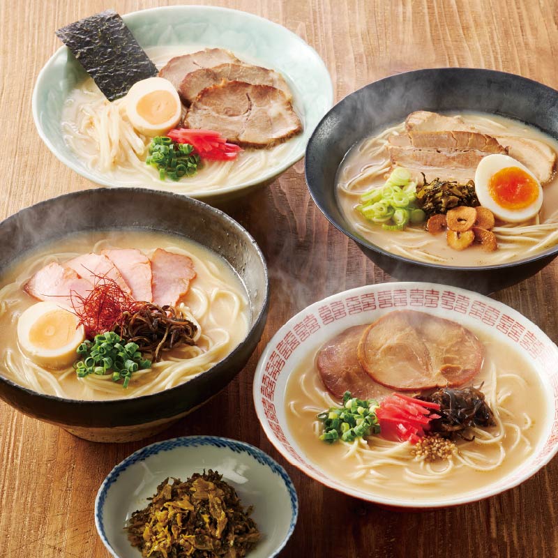 九州豚骨ラーメン・からし高菜セット